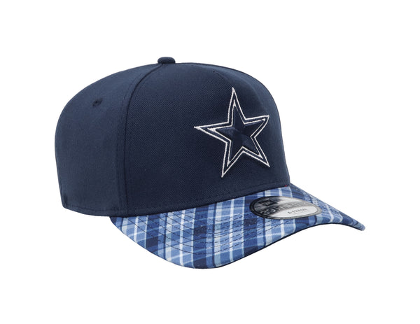 New Era 39Thirty NFL Dallas Cowboys Plaid Pop Navy Blue Cap