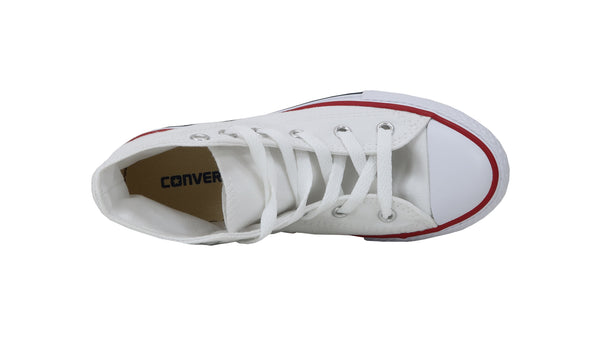 [3J253] Converse All Star Hi Top Optical White Shoes Kids/Youth