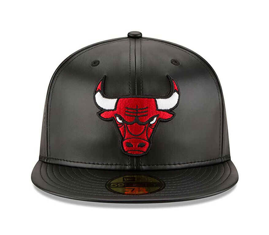 New Era 59Fifty Men NBA Chicago Bulls Black Fitted Cap – Shoe Hut