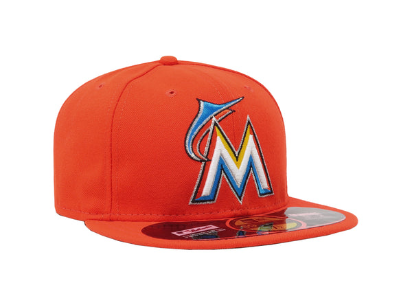 New Era 59Fifty Men's Cap Florida Marlins Authentic Fitted Hat 2021 On Field Cap