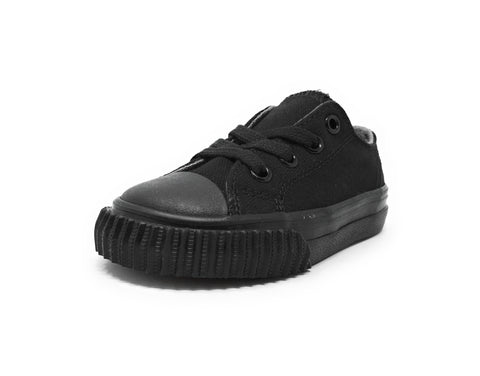 PF Flyers KI2002SL Toddler Infant Core Lo Black Sneaker Shoes