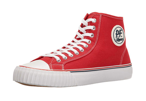 PF FLYERS MC2001RD Unisex Center Hi Red White Shoes