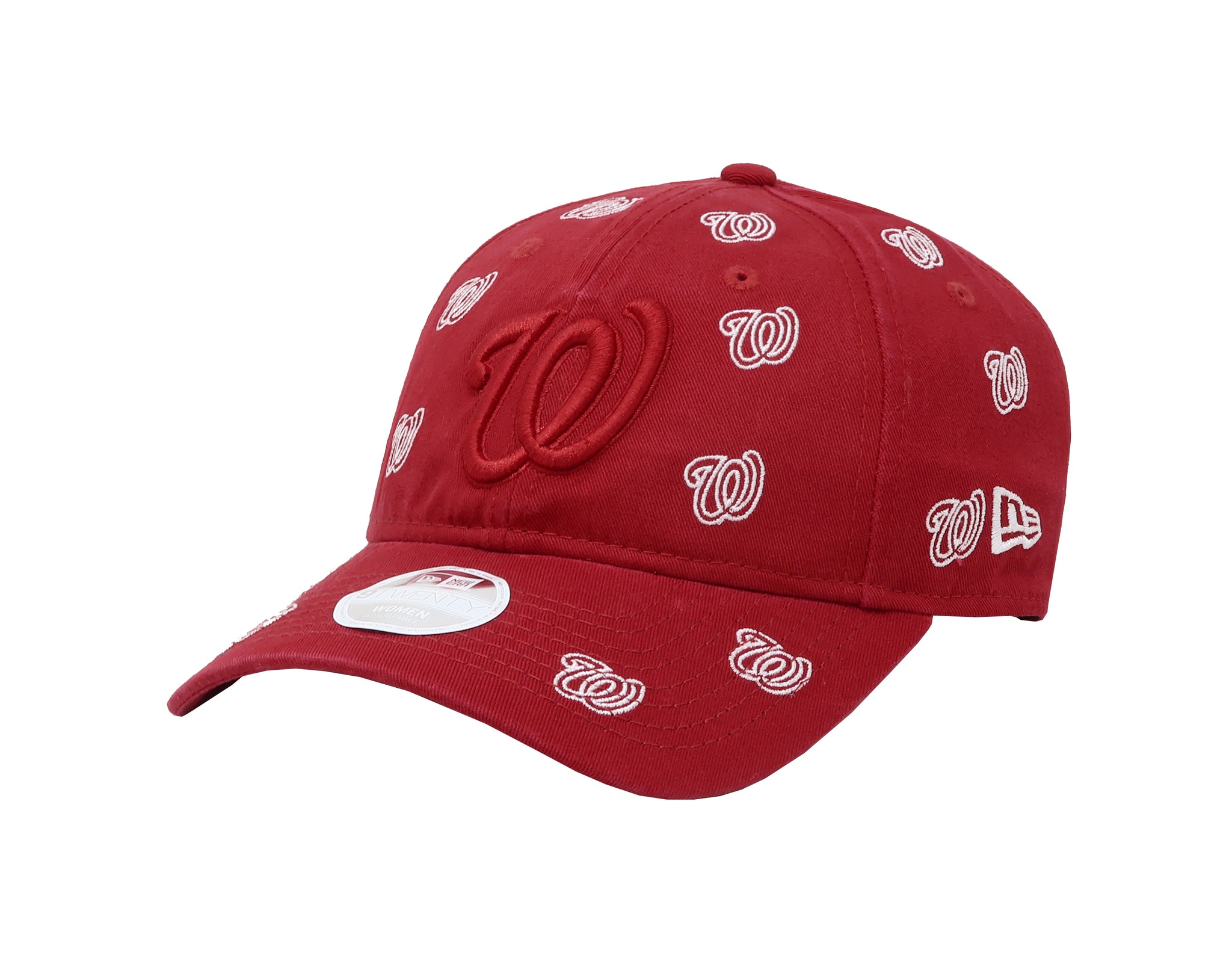 New Era 9Twenty MLB Washington Nationals Logo Red Adjustable Cap