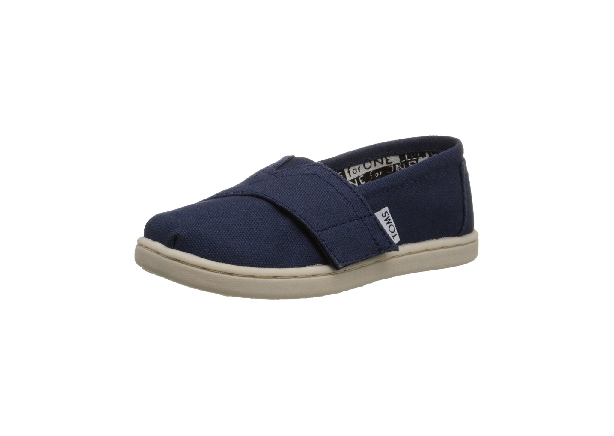 Toms Navy Blue Classic Canvas Slip On Infant Toddlers Shoes