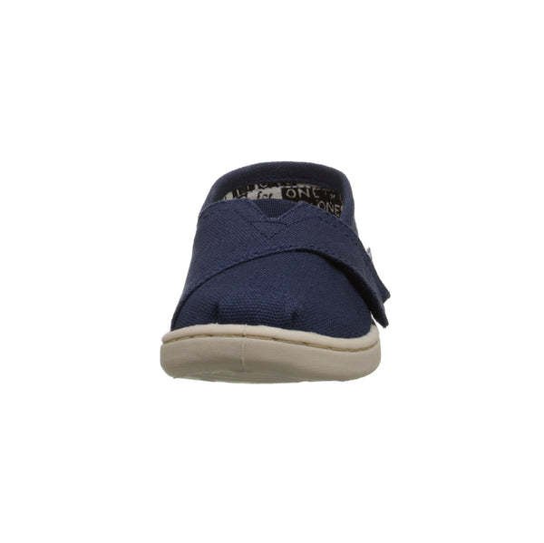 Toms Navy Blue Classic Canvas Slip On Infant Toddlers Shoes