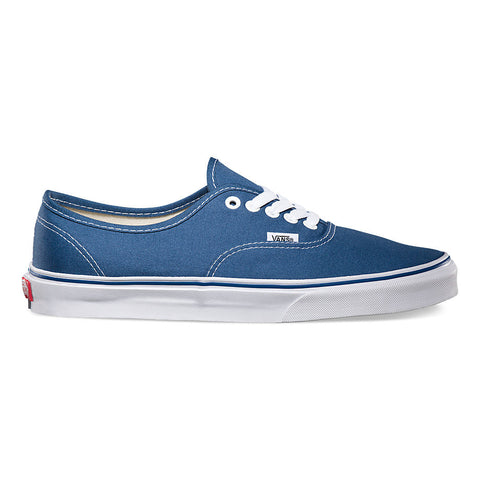 Vans Women Authentic Navy Blue White Skate Shoes