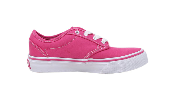 Vans Kids Atwood (Canvas) Magenta/White Skate Shoes