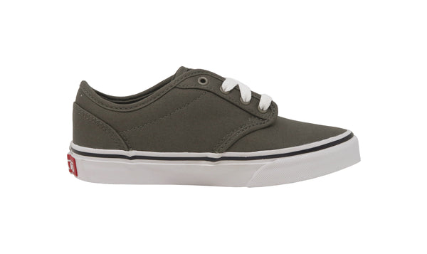 Vans Kids Shoes Atwood Canvas Charcoal Gray Sneakers
