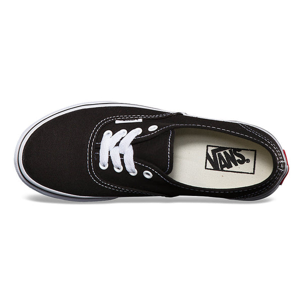 Vans Authentic Black True White Skate Shoes Kids Youth