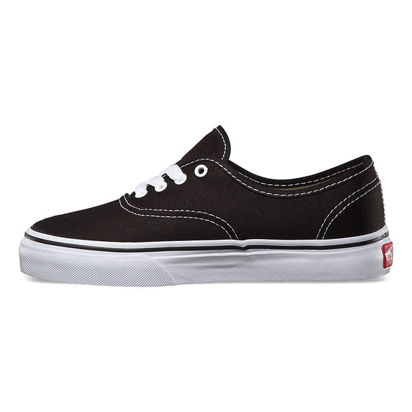 Vans Authentic Black True White Skate Shoes Kids Youth