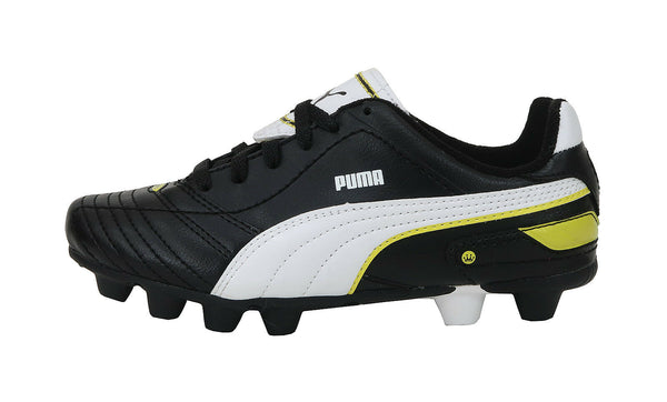 Puma Big Kids Shoes Esito Finale HG Jr Black/White Youth Soccer Cleats