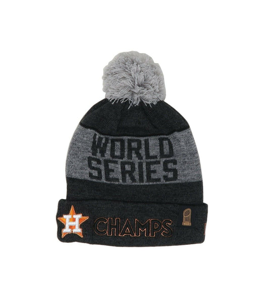 New Era MLB Houston Astros Beanie World Series Champions Black Gray Knit Hat
