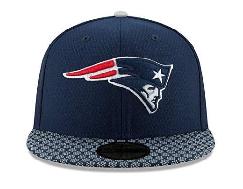 New Era 59Fifty Hat New England Patriots NFL On Field Sideline Fitted Cap