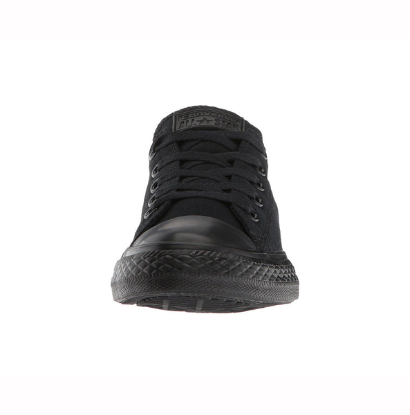 [314786F] Converse Kids Youth All Star Low Top Black Monochrome Shoes
