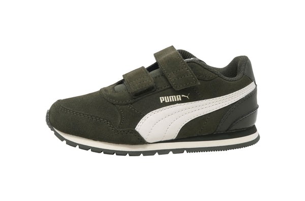 Puma Little Kid's Shoes St Runner V2 Strap SD Green Fashion Sneakers