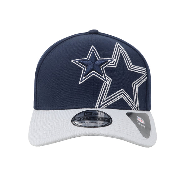 New Era 39Thirty NFL Dallas Cowboys Outliner Navy Blue/Gray Cap