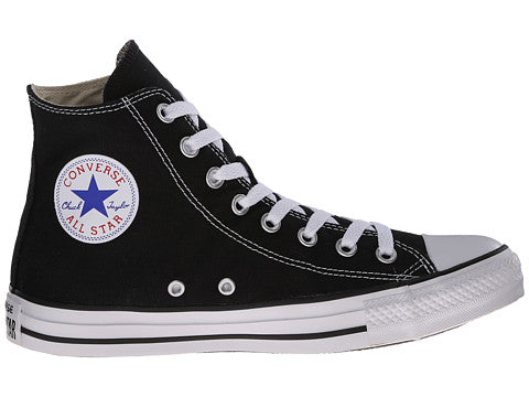 [3J231] Converse Kids Youth Boys Girls All Star Hi Black White Shoes