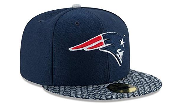 New Era 59Fifty Hat New England Patriots NFL On Field Sideline Fitted Cap