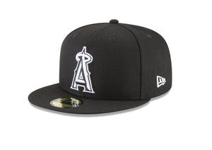 New Era Los Angeles Angels Black Basic 59FIFTY Fitted Hat