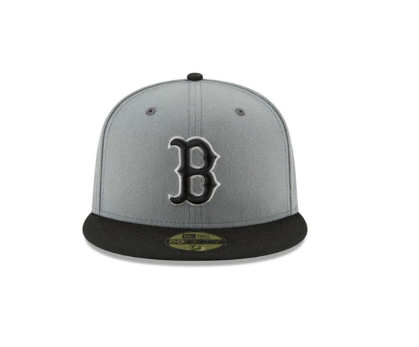 New Era 59Fifty MLB Boston Red Sox Basic Storm Gray/Black Fitted Cap 7 7/8