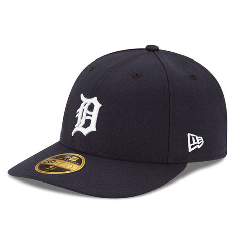 New Era 59Fifty MLB Cap Detroit Tigers Low Profile Navy Blue Fitted Hat