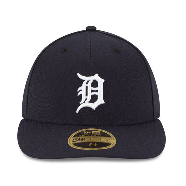 New Era 59Fifty MLB Cap Detroit Tigers Low Profile Navy Blue Fitted Hat