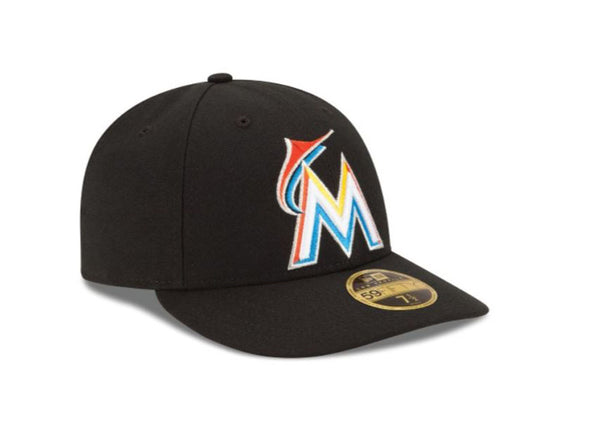 New Era 59Fifty Men's Hat MLB Florida Marlins Low Profile Fitted Cap