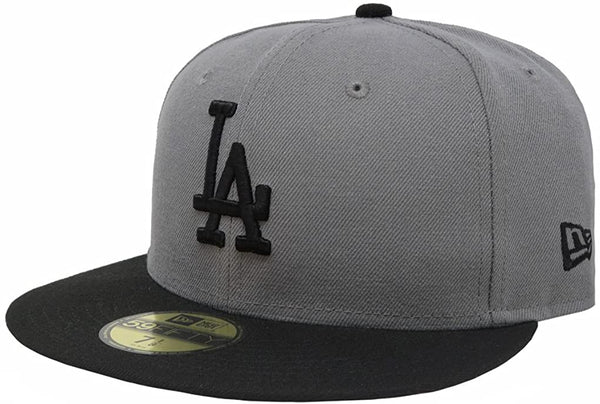 New Era 59Fifty MLB Basic Los Angeles Dodgers Gray/Black