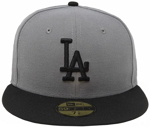 New Era 59Fifty MLB Basic Los Angeles Dodgers Gray/Black
