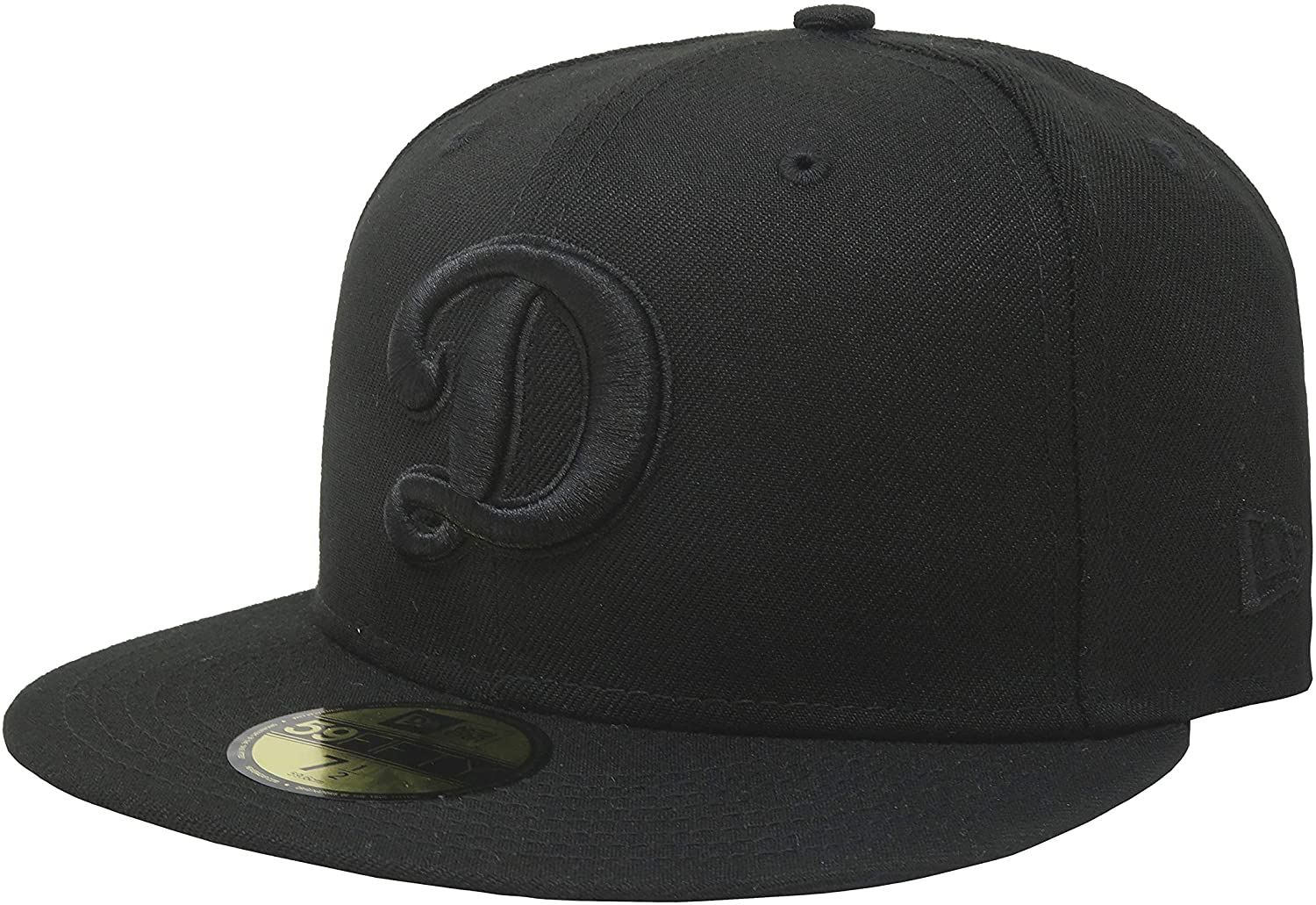 New Era 59Fifty Hat MLB Basic Los Angeles Dodgers "D" Black
