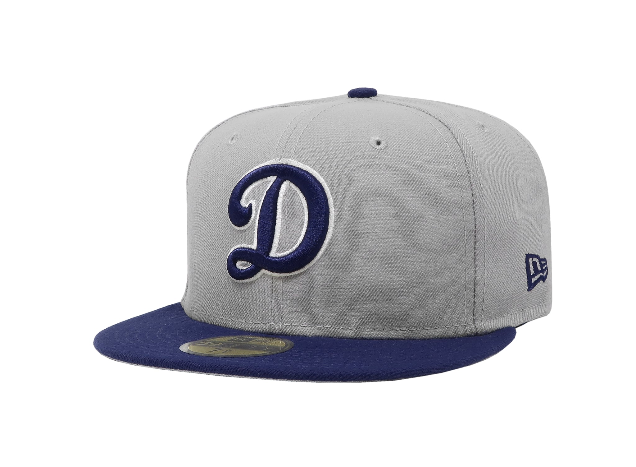 New Era 59Fifty Hat Los Angeles Dodgers Gray/Blue Fitted Cap