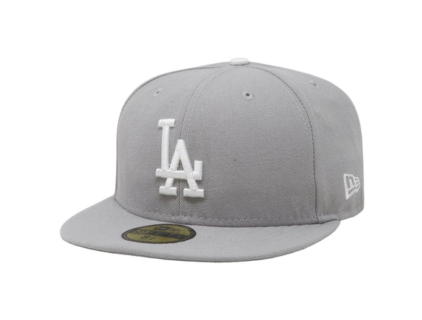 New Era 59Fifty Los Angeles Dodgers MLB basic Gray/White Cap
