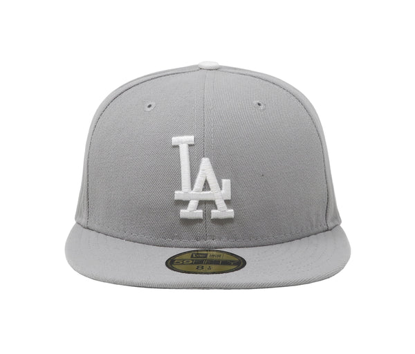 New Era 59Fifty Los Angeles Dodgers MLB basic Gray/White Cap