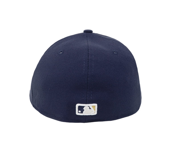 New Era Men's Milwaukee Brewers 59Fifty Navy Low Crown Hat