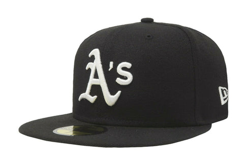 New Era 59Fifty Hat MLB Basic Team Oakland Athletics Black Fitted