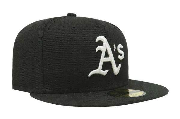 New Era 59Fifty Hat MLB Basic Team Oakland Athletics Black Fitted