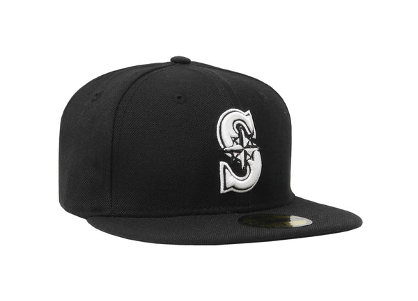New Era Men 59Fifty MLB Basic Team Seattle Mariners Fitted Hat