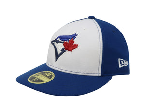 New Era Men 59Fifty MLB Team Toronto Blue Jays Low Profile Fitted Hat