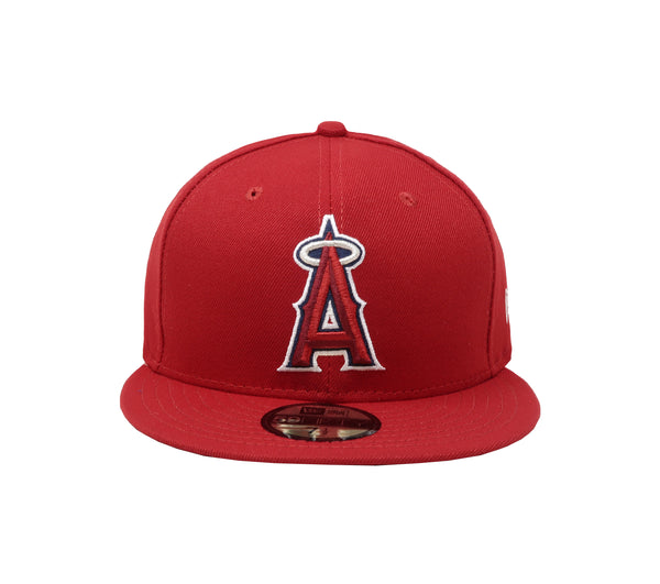New Era Men 59Fifty MLB Team Los Angeles Angels Of Anaheim Game Fitted Hat