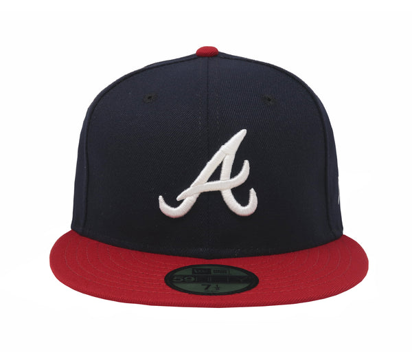 New Era Men 59Fifty MLB Team Atlanta Braves Home Fitted Hat