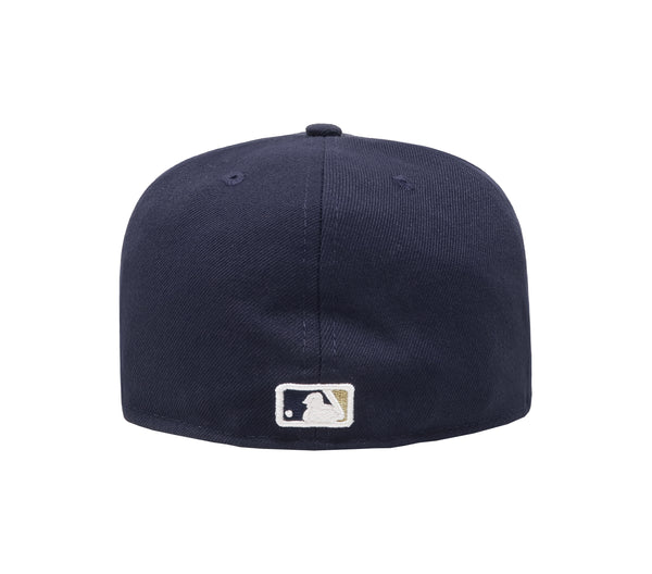 New Era Men's Milwaukee Brewers Game Navy Blue Hat