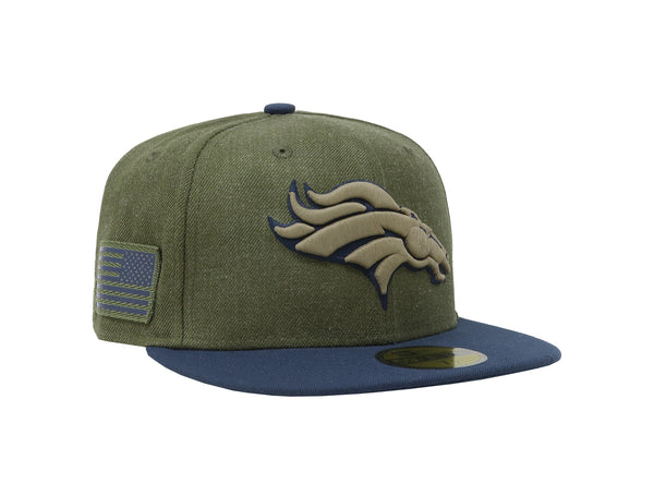 New Era 59Fifty NFL Team Denver Broncos Salute To Service Men Fitted Hat