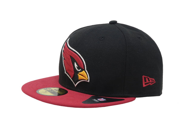 New Era Men 59Fifty NFL Team Arizona Cardinals Black Fitted Hat