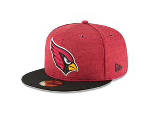 New Era Men 59Fifty NFL Team Arizona Cardinals 18 Sideline Collection Fitted Hat