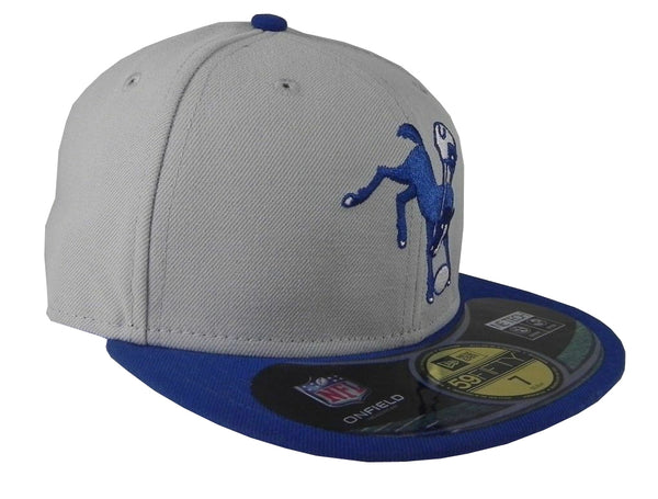 New Era Men Cap 59Fifty NFL Team Indianapolis Colts Classic Fitted Hat