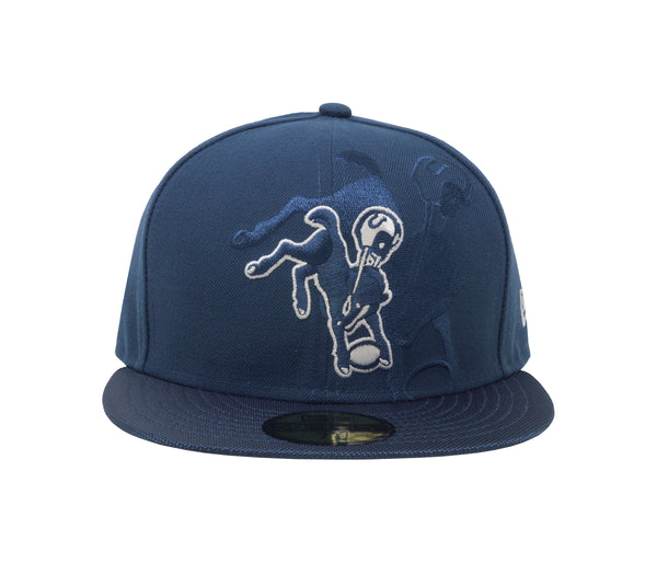 New Era Men Cap 59Fifty NFL Team Indianapolis Colts "horse" Fitted Hat