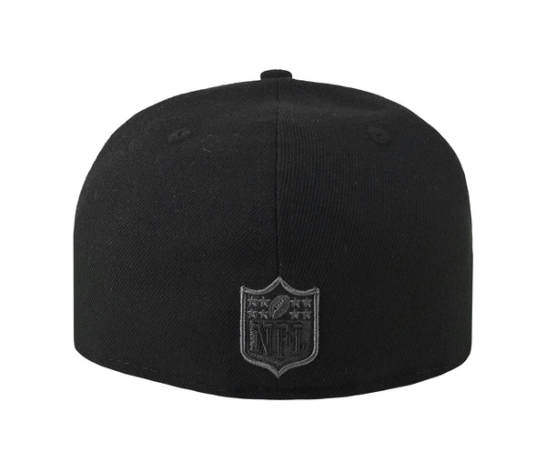 New Era 59Fifty Men Cap Dallas Cowboys Black Grey Basic Fitted Hat