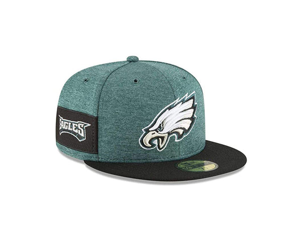 New Era Men Cap 59Fifty NFL Team Philadelphia Eagles Sideline Fitted Hat