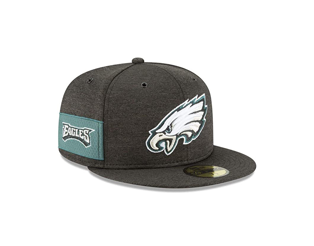 New Era Men Cap 59Fifty Team Philadelphia Eagles Sideline Fitted Hat