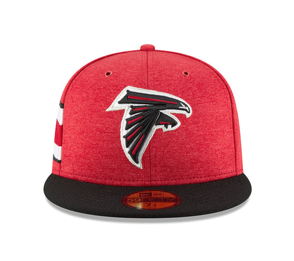 New Era Men Cap 59Fifty MLB Team Atlanta Falcons Sideline Collection Fitted Hat